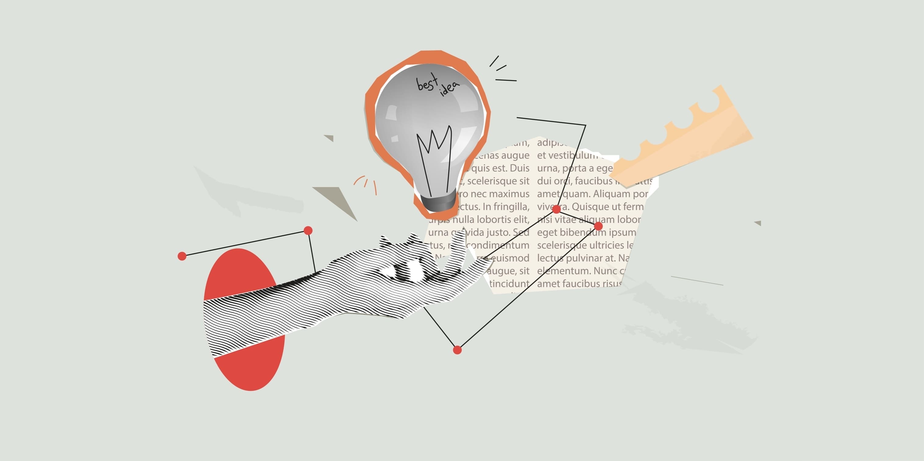 Lightbulb representing excellent ideas and innovative system implementation