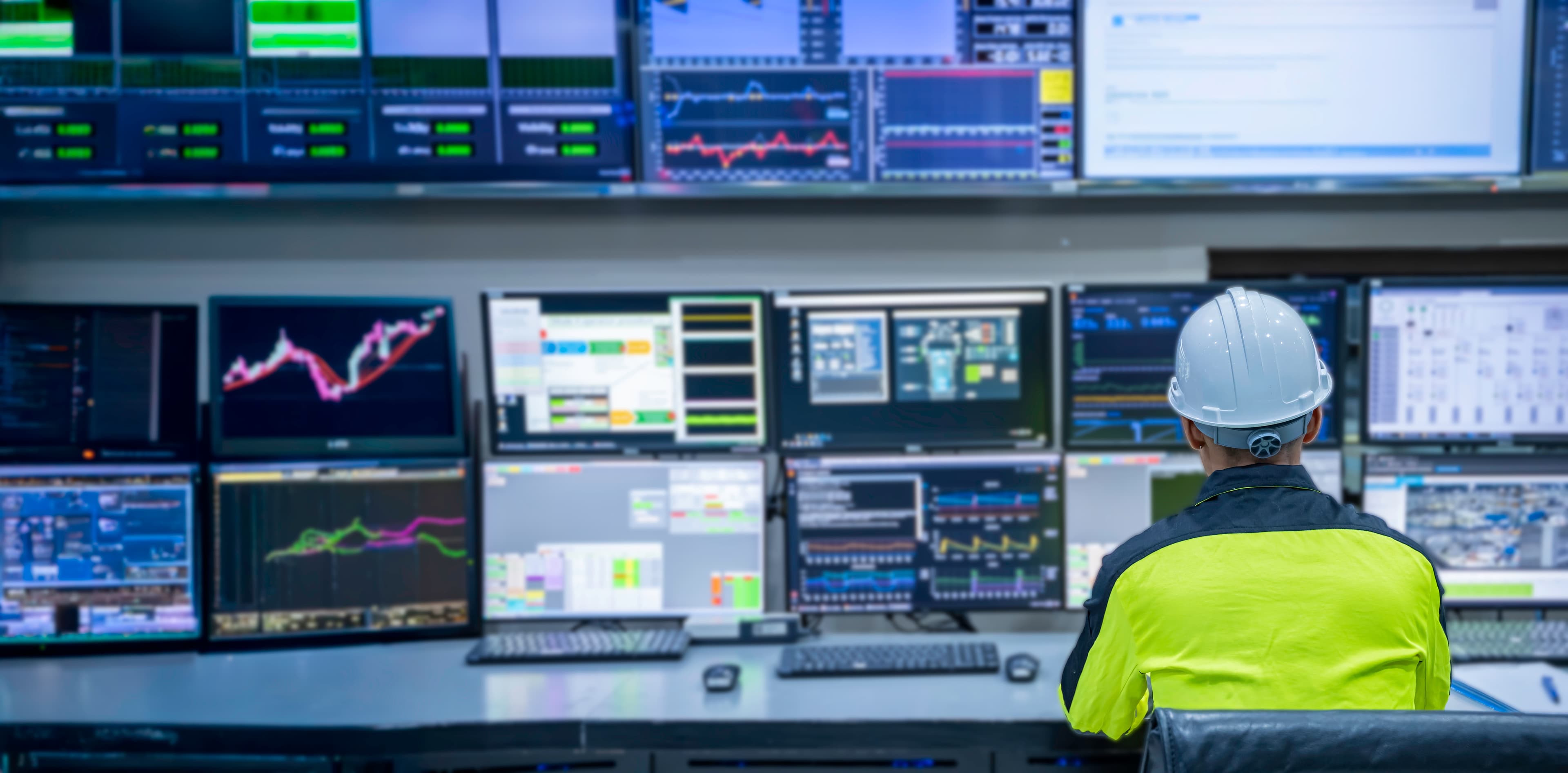 Image of a control room for managing quality